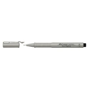 STYLO FEUTRE ECCO PIGMENT 0.3mm NOIR "FABER CASTELL" REF: 166399
