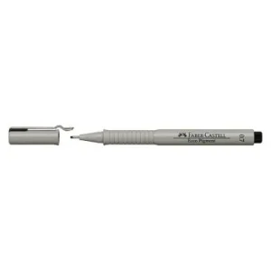 STYLO FEUTRE ECCO PIGMENT 0.7mm NOIR "FABER CASTELL" REF: 166799
