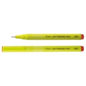 STYLO FEUTRE LETTERING PEN ROUGE POINTE FINE 1.0mm "PILOT" REF: SWN-DRL-10-R