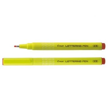 STYLO FEUTRE LETTERING PEN ROUGE POINTE MOYENNE 2.0mm "PILOT" REF: SWN-DRL-20-R