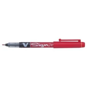 STYLO FEUTRE V-SIGN PEN ROUGE 2.0mm "PILOT" REF: SW-VSP-R