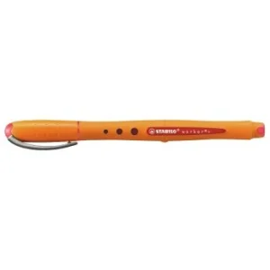 STYLO ROLLER WORKER+ MEDIUM ROUGE "STABILO" REF:2018/40