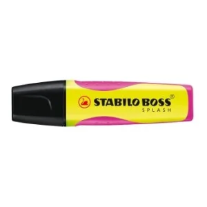 SURLIGNEUR BOSS FLUO SPLASH JAUNE "STABILO" REF: 75/24