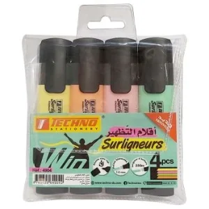 SURLIGNEUR COULEUR PASTEL WIN "TECHNO"
