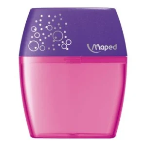 TAILLE-CRAYONS 02 TROUS SHAKER ROSE "MAPED" REF: 534755