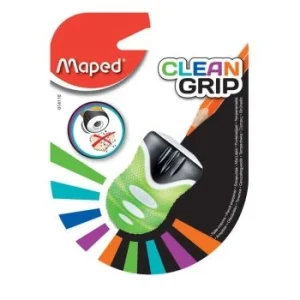 TAILLE-CRAYONS CLEAN GRIP DE 01 TROU SOUS BLISTER VERT "MAPED" REF: 014110