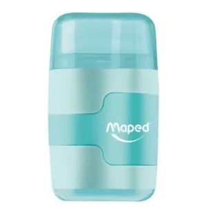 TAILLE CRAYONS-GOMME CONNECT PASTEL 2 TROUS BLEU "MAPED" REF: 049231
