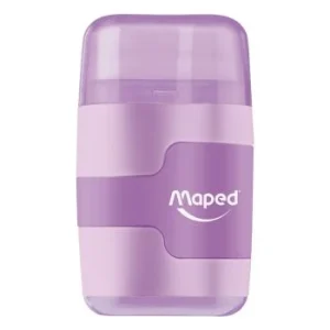 TAILLE CRAYONS-GOMME CONNECT PASTEL 2 TROUS MAUVE "MAPED" REF: 049231