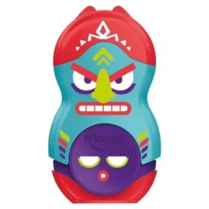TAILLE-CRAYONS GOMME LOOPY FANCY 1 TROU BLEU "MAPED" REF: 049131