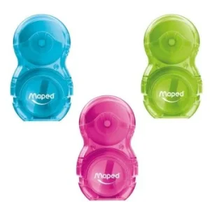 TAILLE-CRAYONS GOMME LOOPY TRANSLU 1 TROU "MAPED" REF: 049111