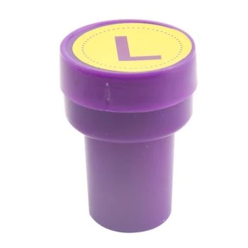 TAMPON LETTRE L "TECHNO" REF: 4577