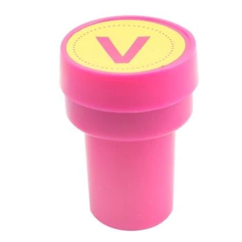 TAMPON LETTRE V "TECHNO" REF: 4577