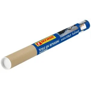 TOILE PREPAREE EN ROULEAU EN COTON 330g 1x10M "TECHNO" REF: 4149