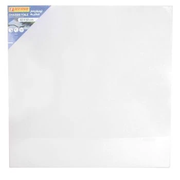 TOILE SUR CHASSIS 280 g EN COTON 60 x60cm "TECHNO" REF: 5477