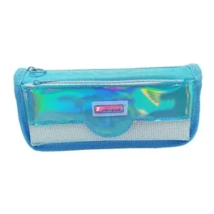 TROUSSE ECOLIER AVEC 2 COMPARTIMENTS BLEU "TECHNO" REF: 6510