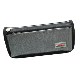 TROUSSE ECOLIER AVEC 2 COMPARTIMENTS GRIS SOURIS "TECHNO" REF: 6509