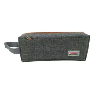 TROUSSE ECOLIER AVEC 2 COMPARTIMENTS GRIS "TECHNO" REF: 6505
