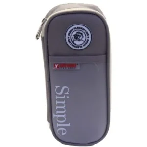 TROUSSE ECOLIER GRIS SOURIS "TECHNO" REF: 7378