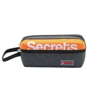TROUSSE ECOLIER ORANGE "TECHNO" REF: 7376