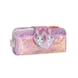 TROUSSE SCOLAIRE FLUFFY LOVE COMPACTE ET PRATIQUE "TIGER FAMILY" REF: TRIE6-F