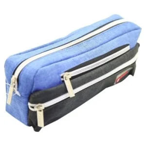 TROUSSE TRIPLE POCHES BLEU "TECHNO" REF: 6868